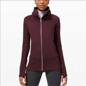 Lululemon Cassis Radiant Jacket II Size 6 Burgundy